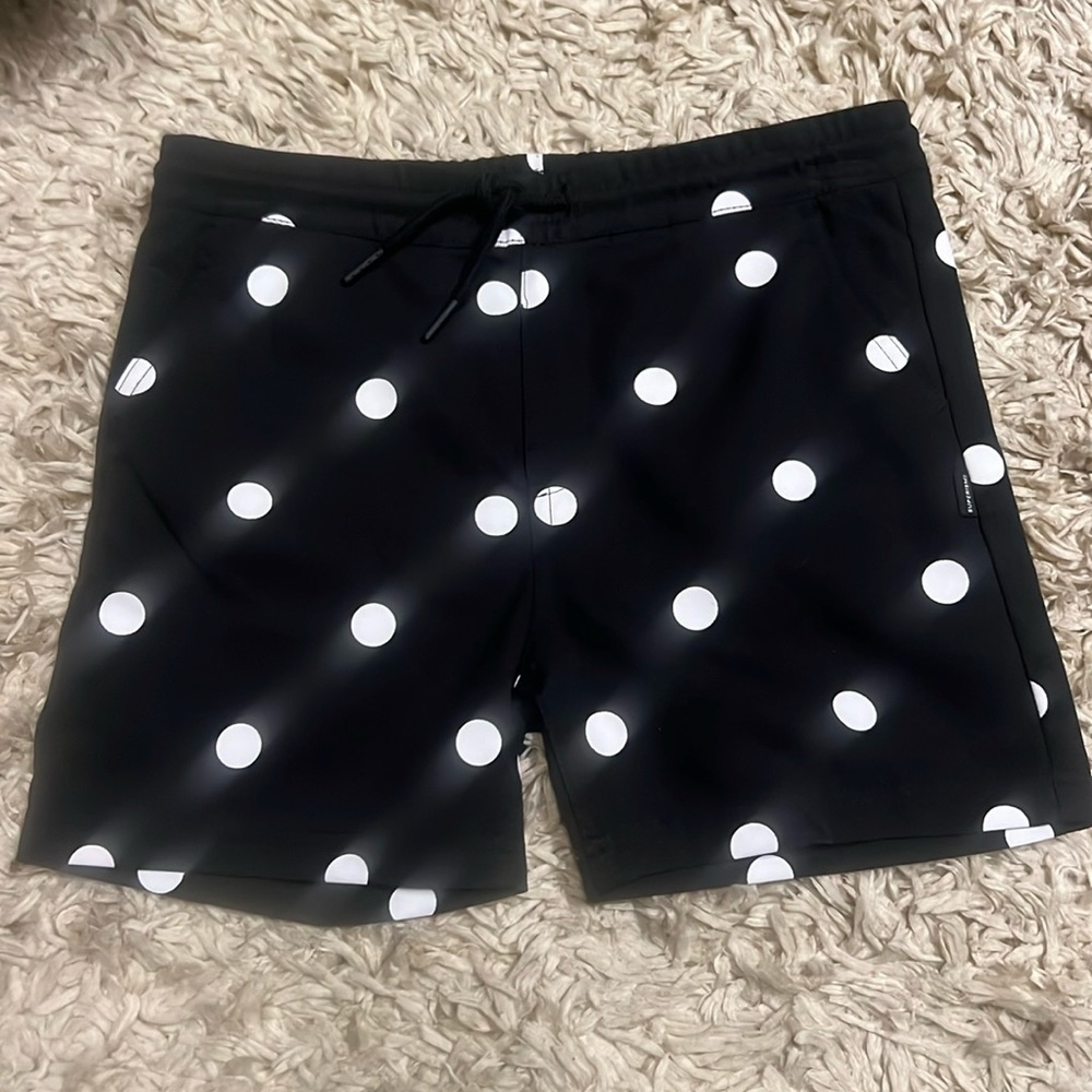 Superism polka dot shorts! BRAND NEW! Black and white!!!